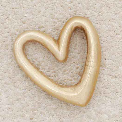 Love Grows 1/2" Heart charm {10k Gold}