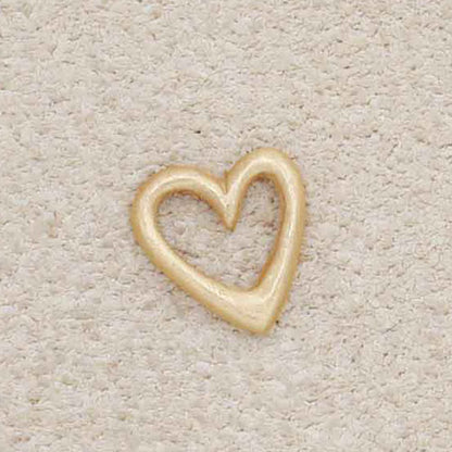 Love Grows 1/4" Tiny Heart charm {10k Gold}