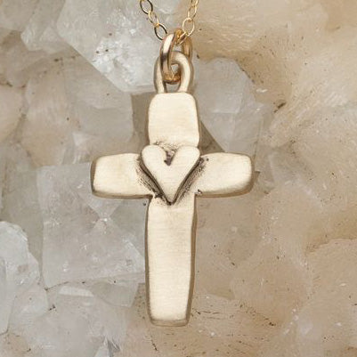 Cross Of Faith Necklace {10K Gold}