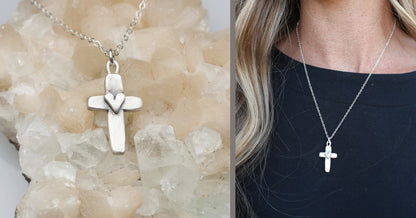 Cross Of Faith Necklace {Sterling Silver}