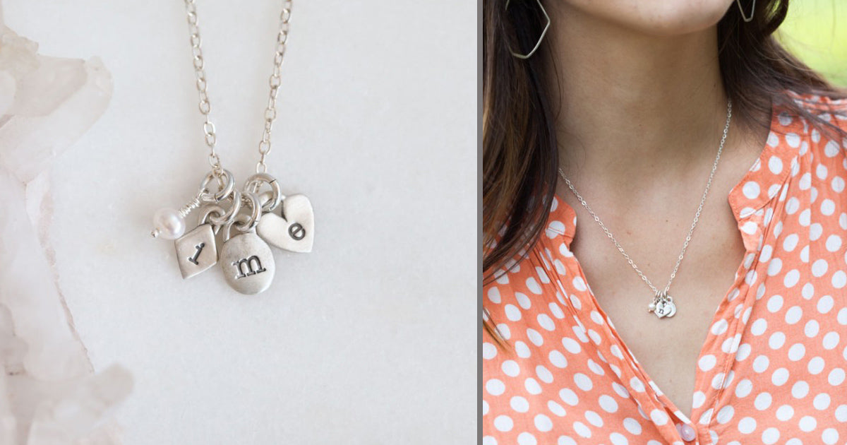 Wild About You Initials Necklace {Sterling Silver}