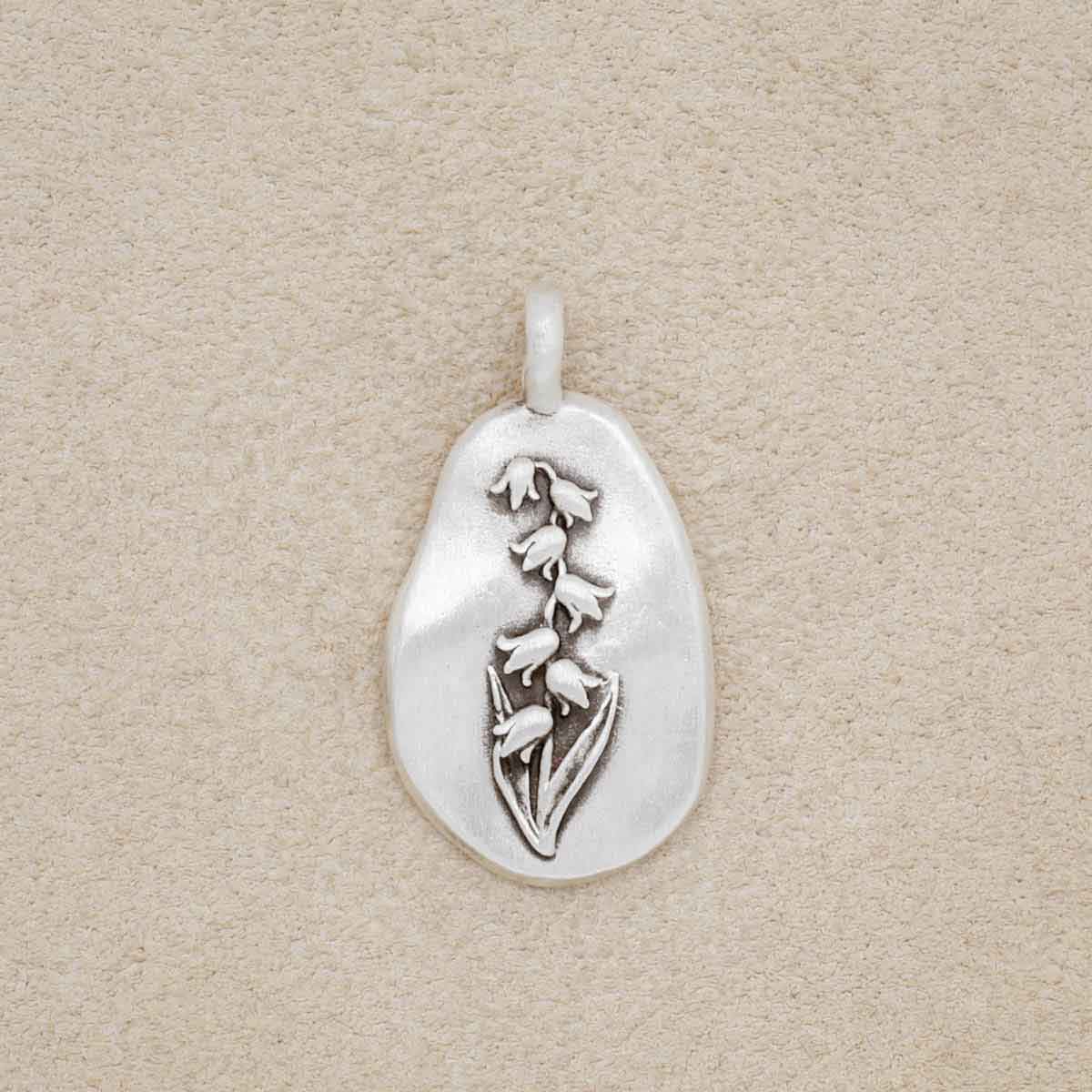 May Birth Flower Charm {Sterling Silver}