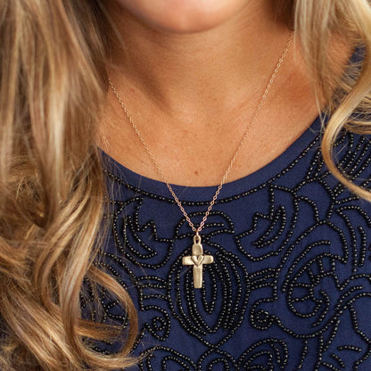 Cross Of Faith Necklace {Gold Plated}