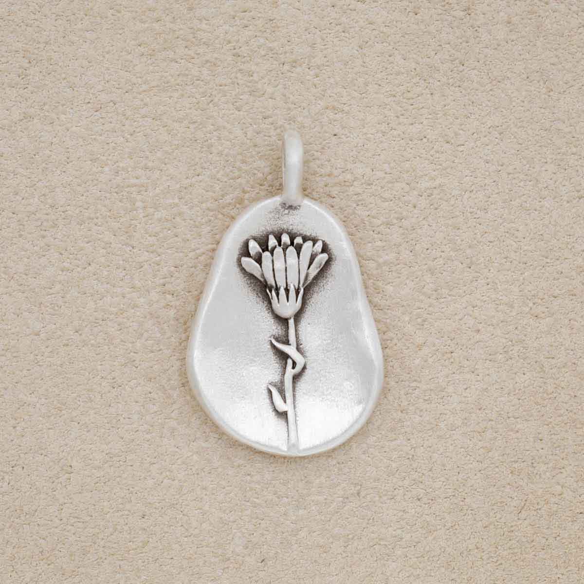 October Birth Flower Charm {Sterling Silver}