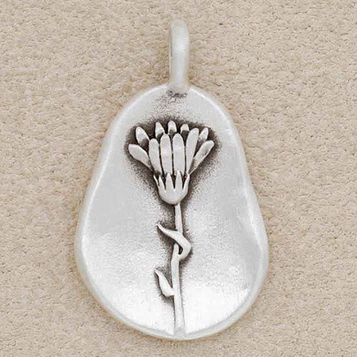 October Birth Flower Charm {Sterling Silver}