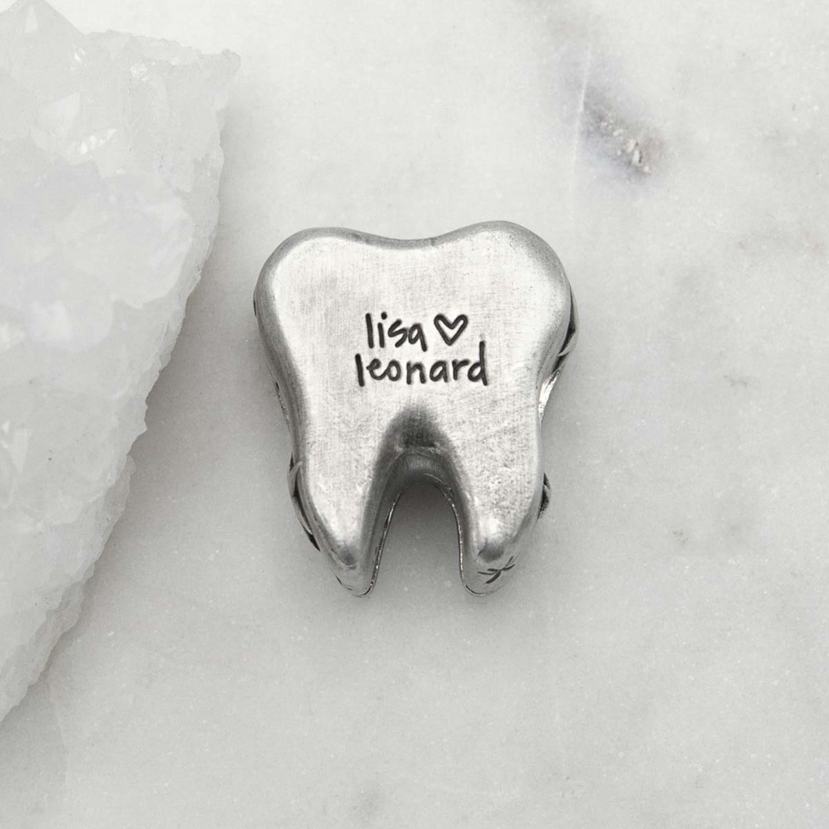 Personalized Tooth Fairy Box {pewter}