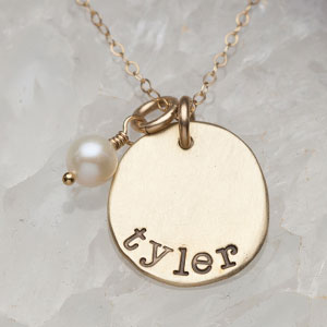 Petite Mother's Necklace {14K Gold}