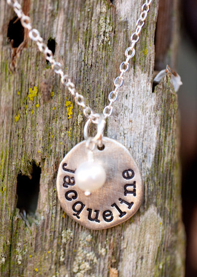 Petite Original Necklace {Pewter}