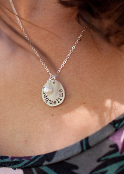 Petite Original Necklace {Pewter}