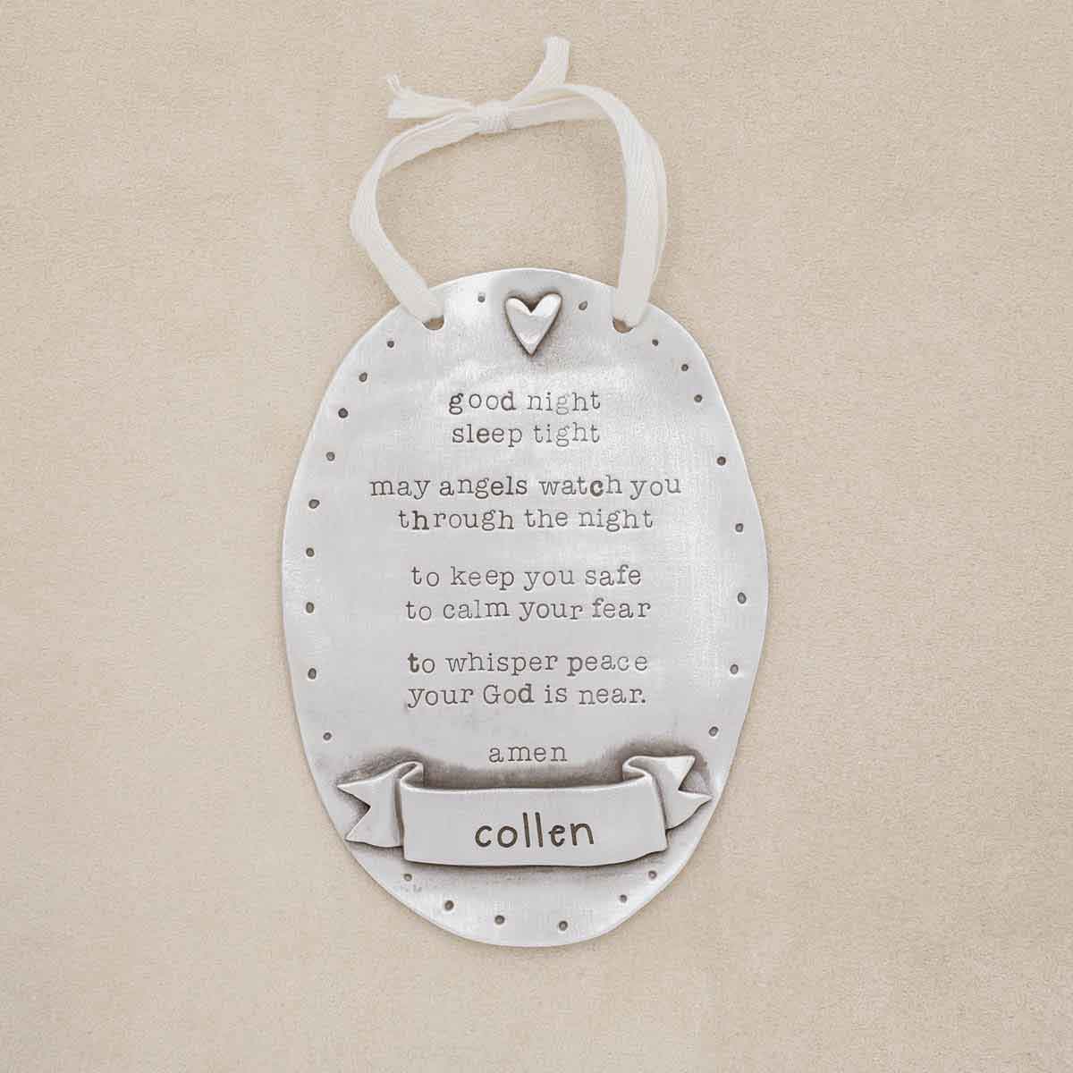 Prayer Plaque {Pewter}