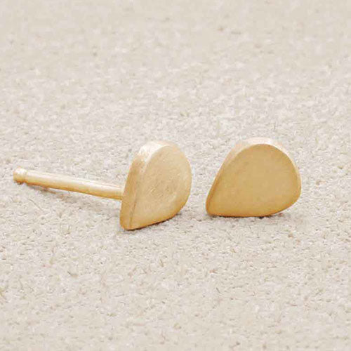 Raindrop Stud Earrings {10k Gold}