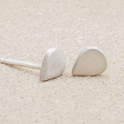 Raindrop Stud Earrings {Sterling Silver}