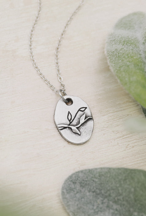 Renew Necklace {Pewter}