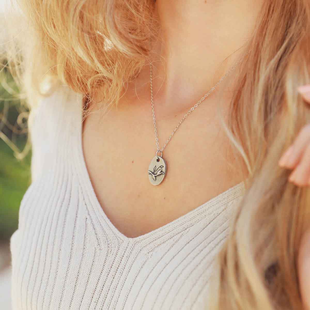 Renew Necklace {Pewter}