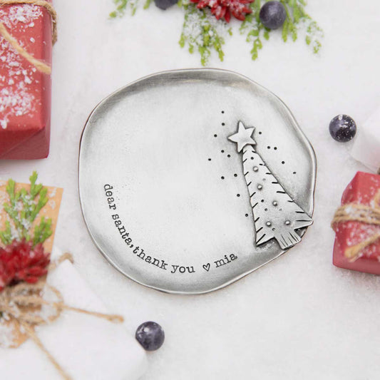 Believe Santa Plate {Pewter}