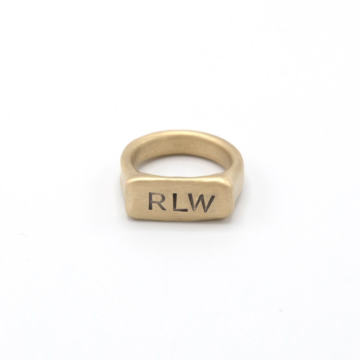 MAKE YOUR MARK (14K GOLD) SIGNET RING