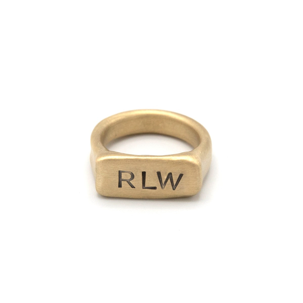 MAKE YOUR MARK (14K GOLD) SIGNET RING