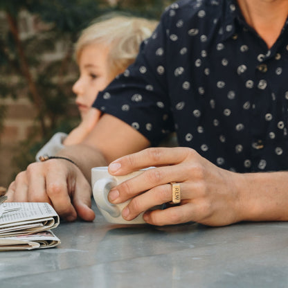 MAKE YOUR MARK (14K GOLD) SIGNET RING