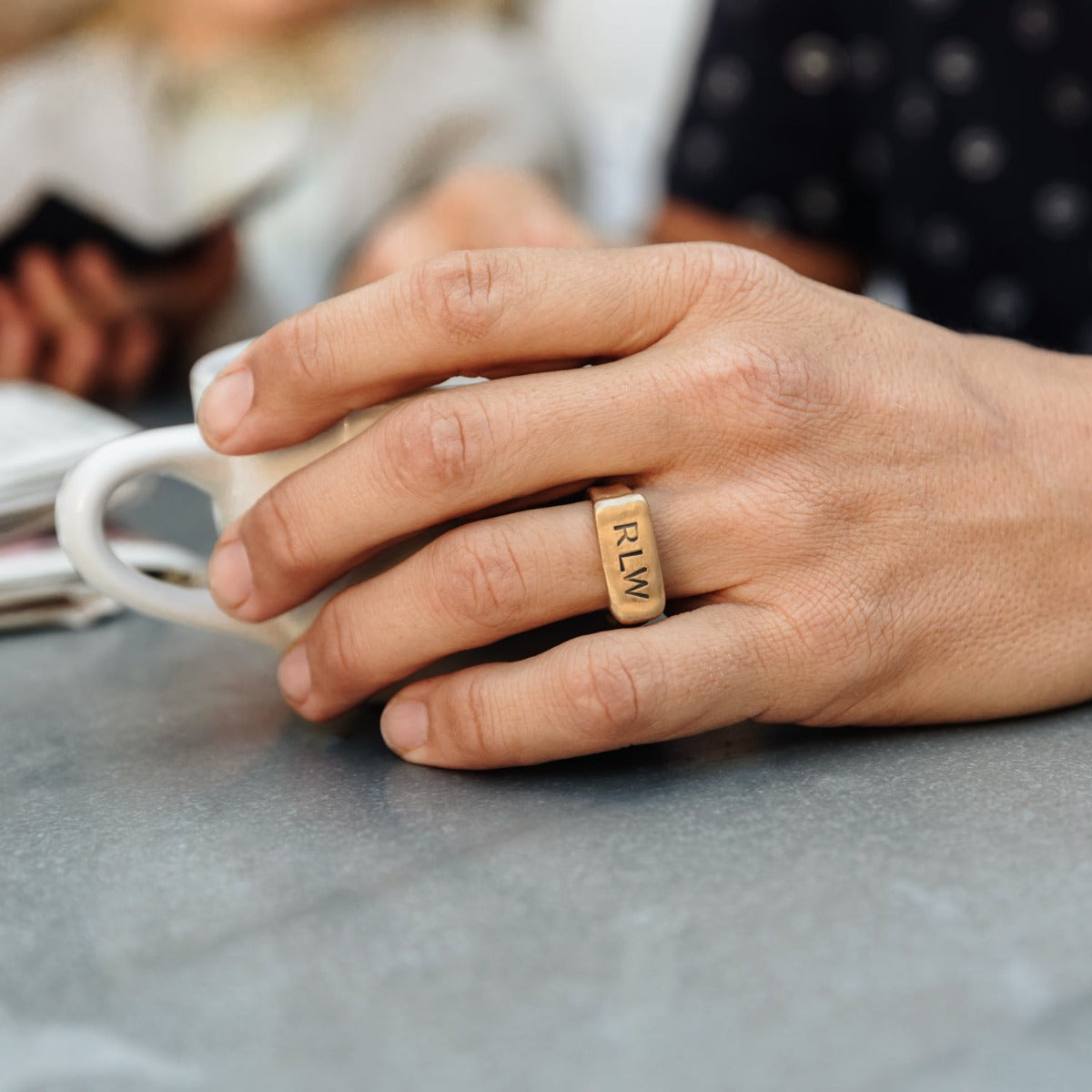 MAKE YOUR MARK (14K GOLD) SIGNET RING