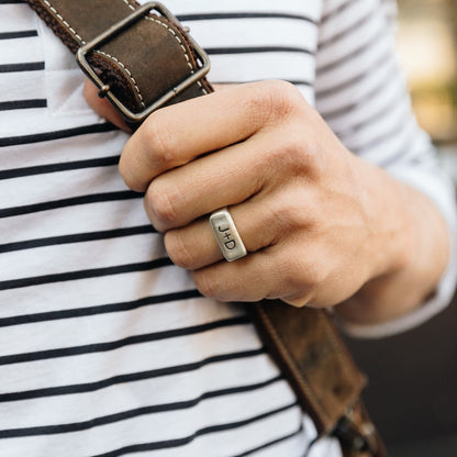 Make Your Mark Signet Ring [Sterling Silver]