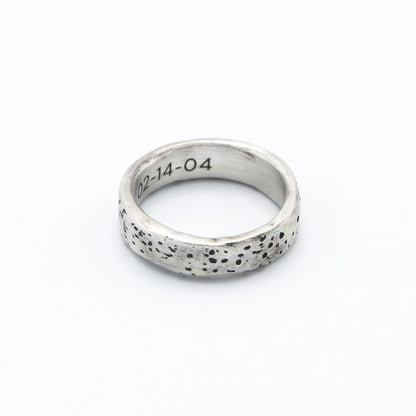 Withstand Stacking Ring [Antiqued Sterling Silver]