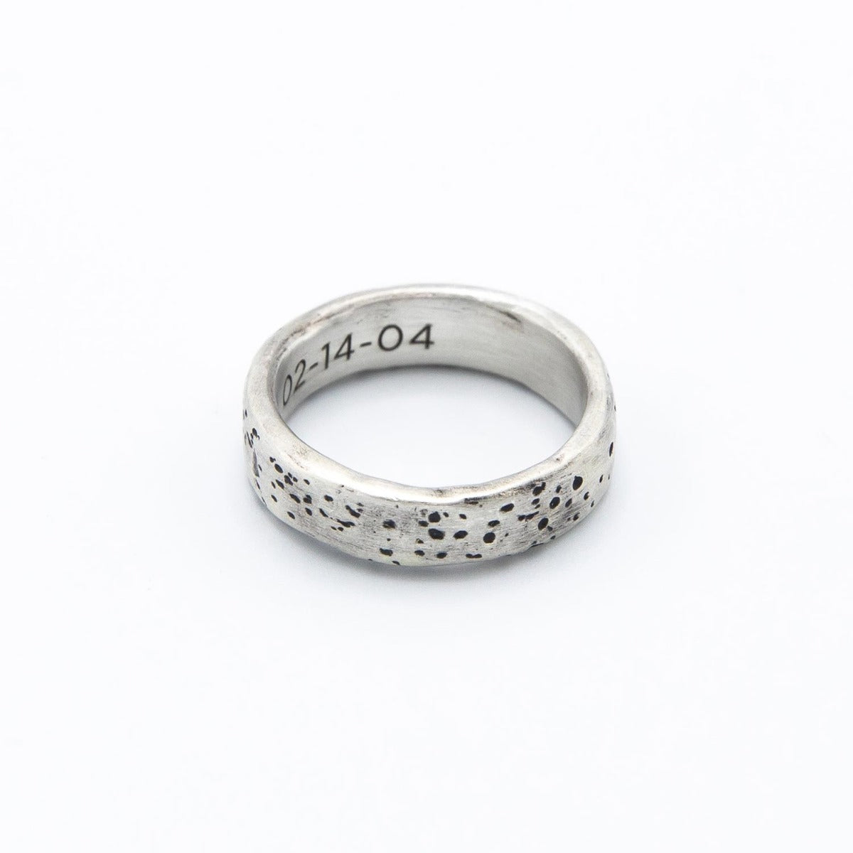 Withstand Stacking Ring [Antiqued Sterling Silver]