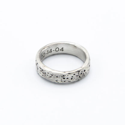 Withstand Stacking Ring [Antiqued Sterling Silver]