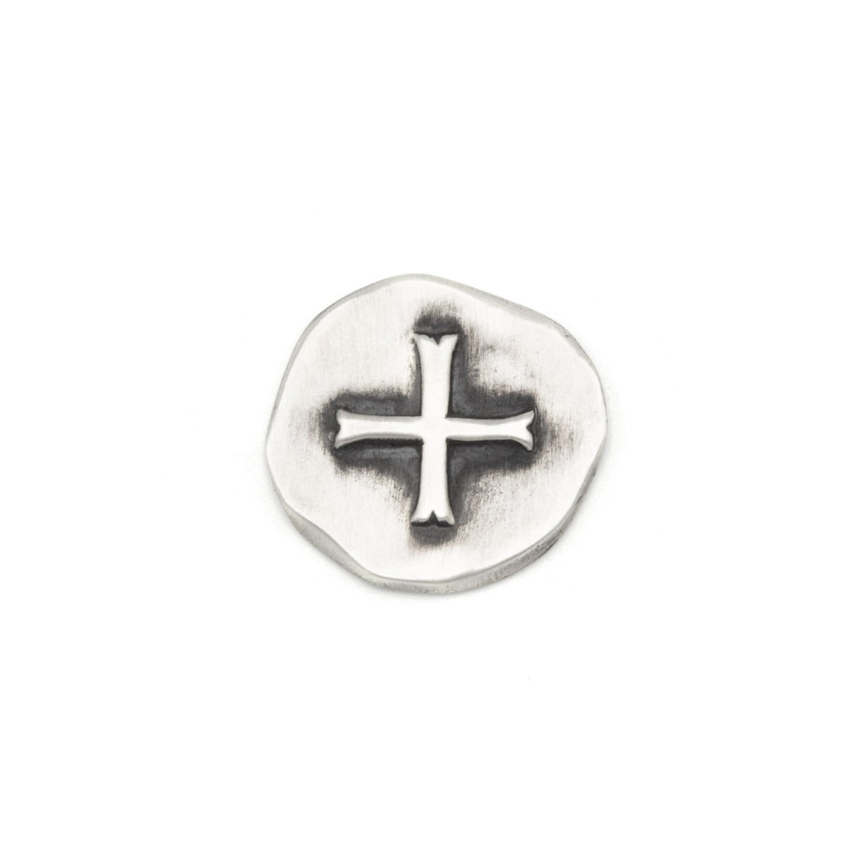 Roman Cross Pocket Coin (Sterling Silver)