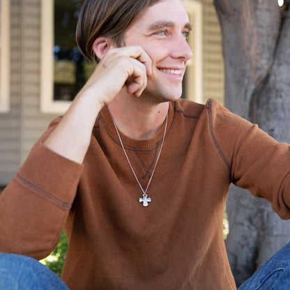 Steadfast Cross Necklace [Sterling Silver]