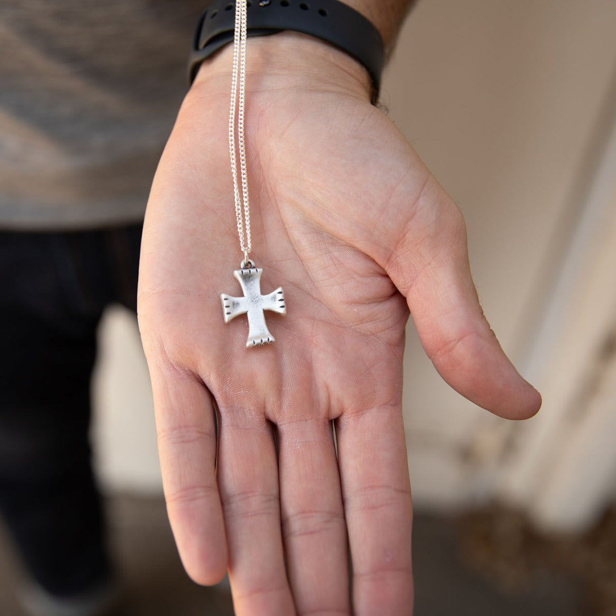 Completeness Cross Necklace [Sterling Silver]