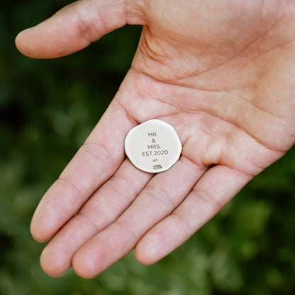 Roman Cross Pocket Coin (Sterling Silver)