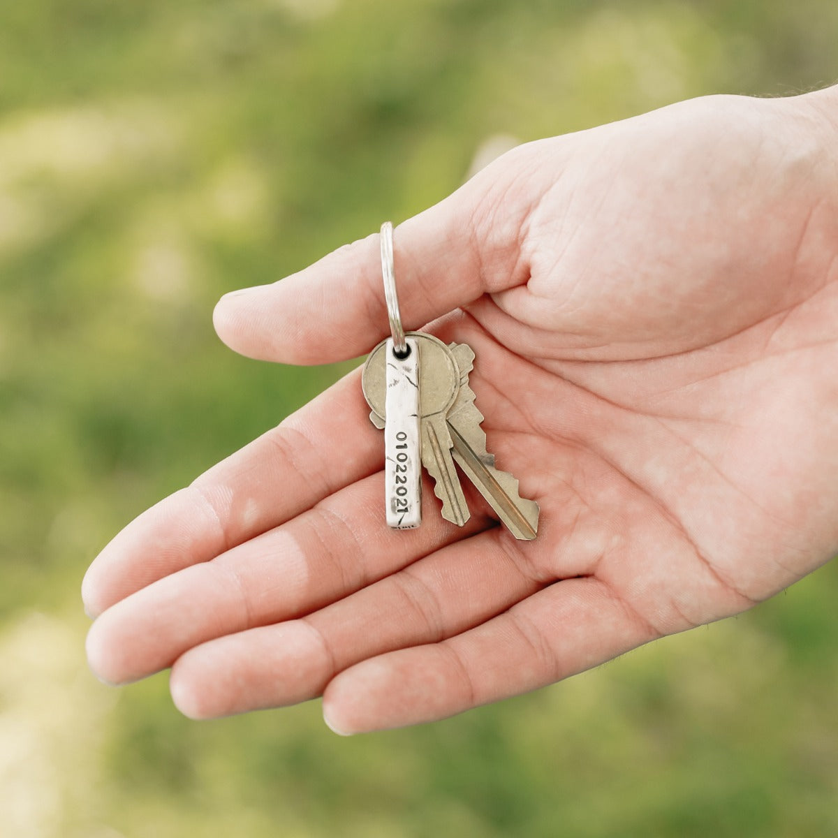 Endurance Key Ring - 2 Sides [Sterling Silver]