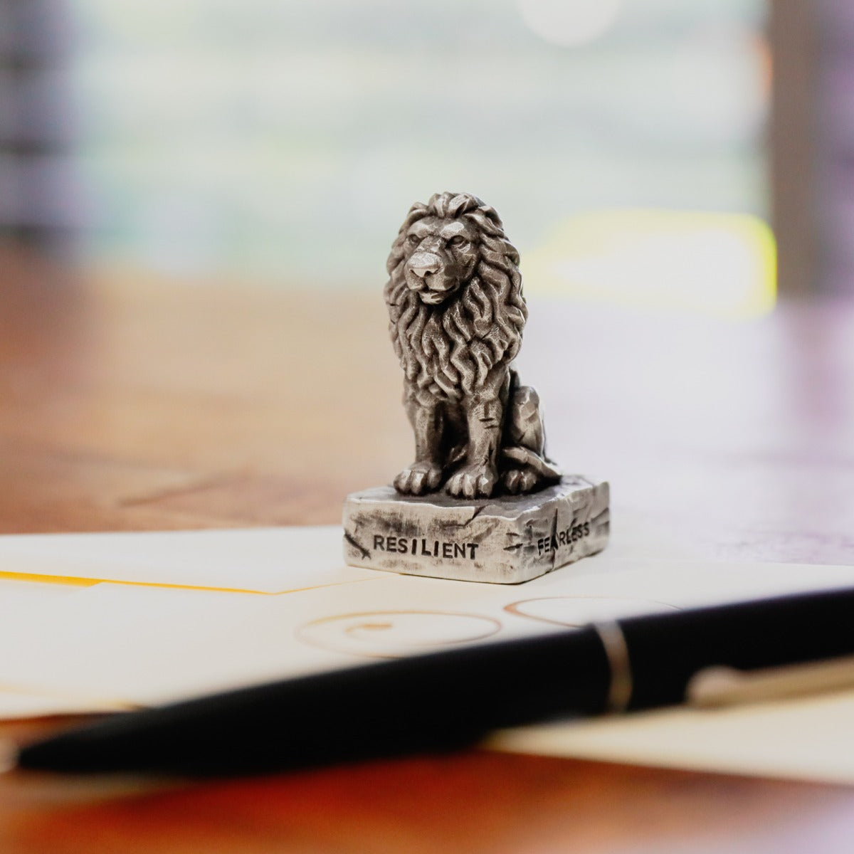 Lionheart Paperweight [Pewter]