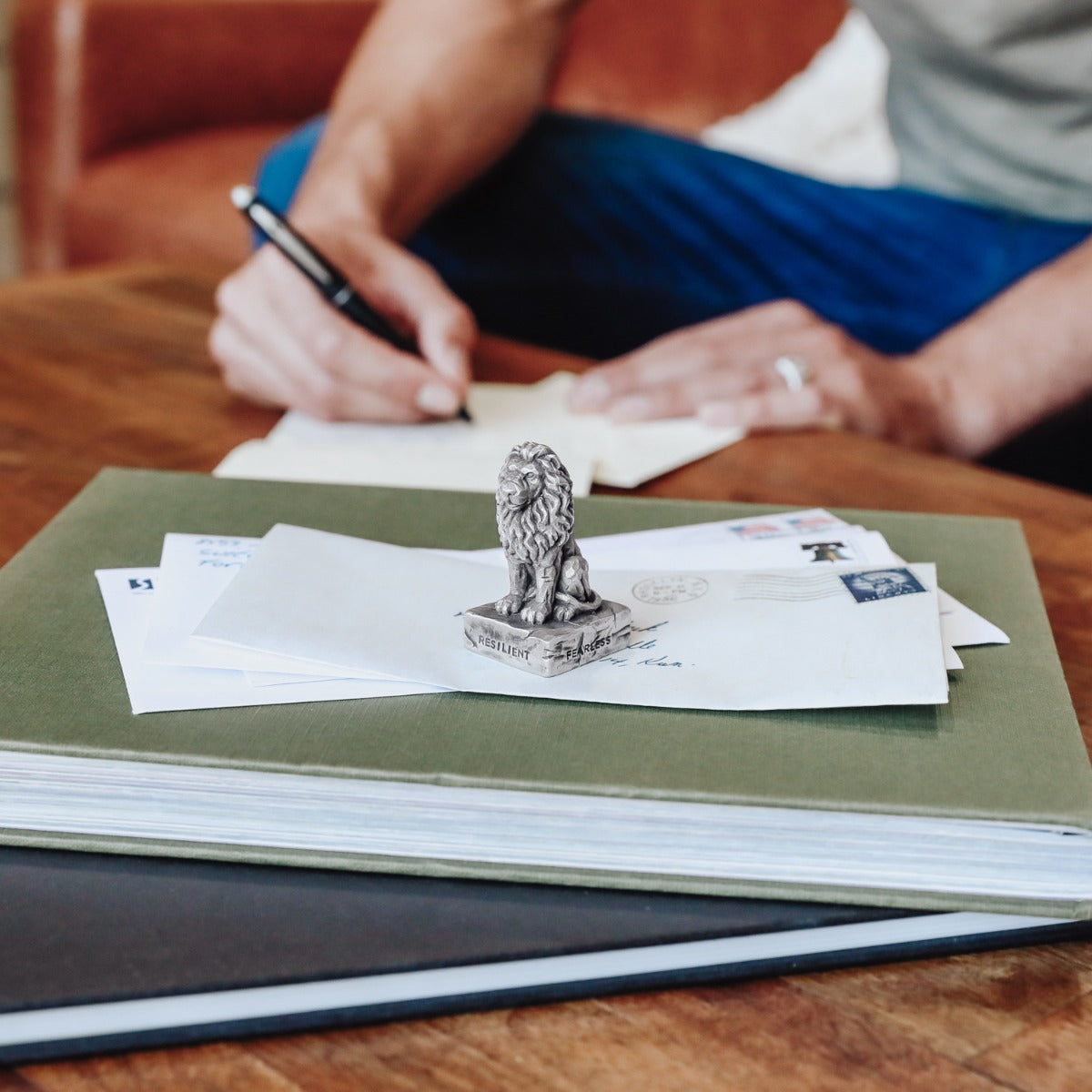 Lionheart Paperweight [Pewter]