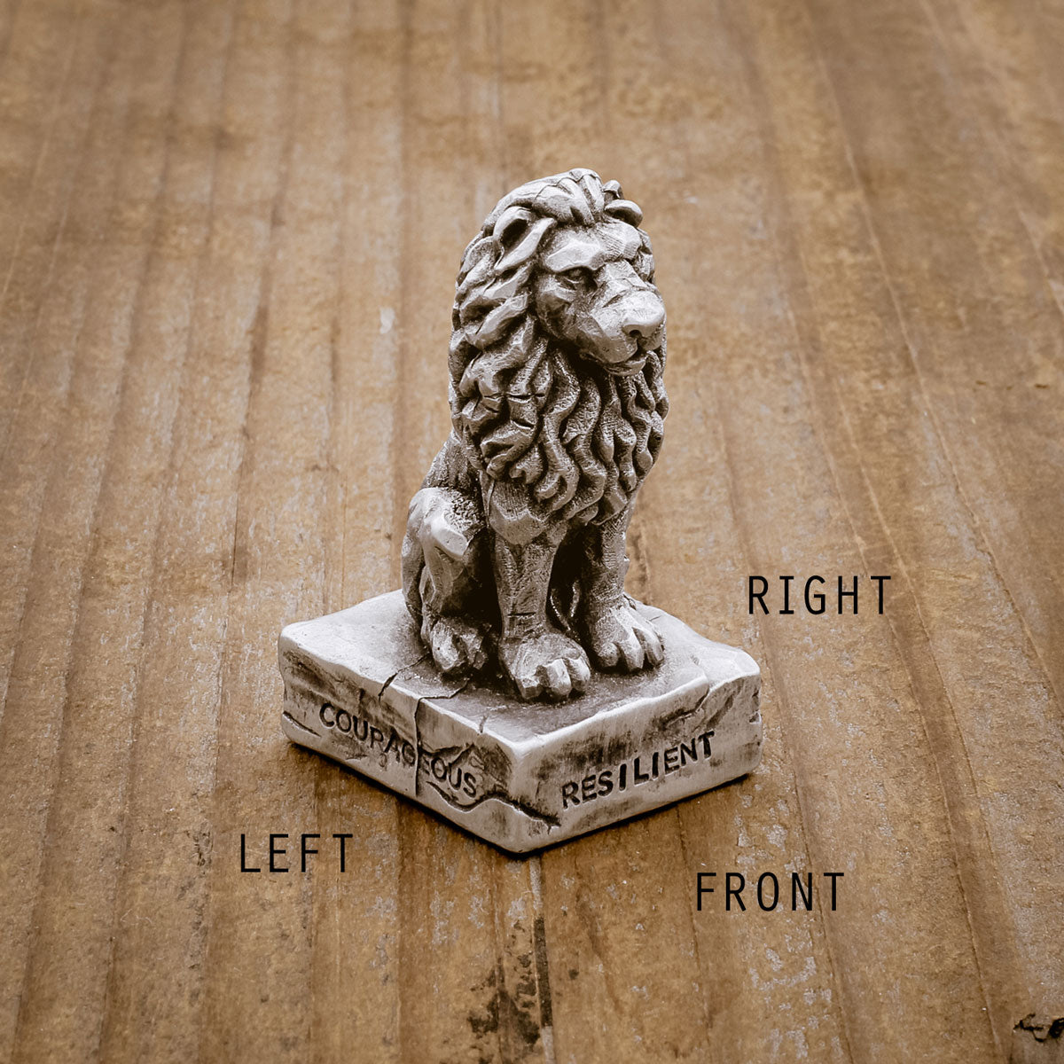 Lionheart Paperweight [Pewter]