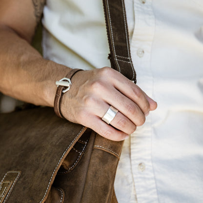 Valor Wide Ring [Sterling Silver]