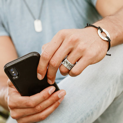 Strong + True Wide Ring [Sterling Silver]