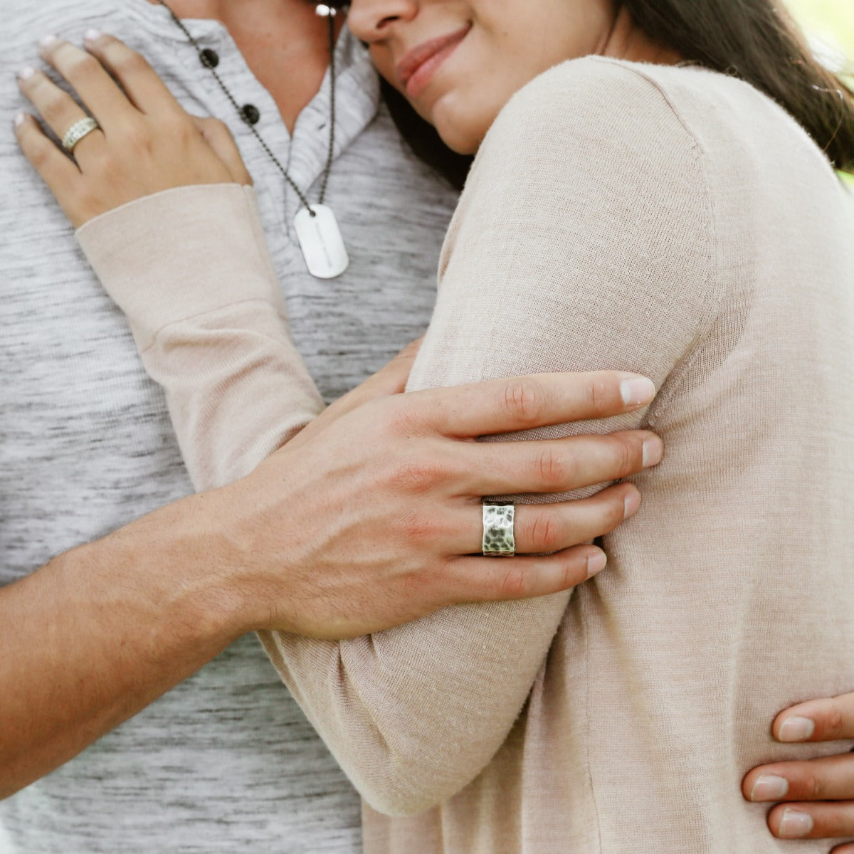 Strong + True Wide Ring [Sterling Silver]