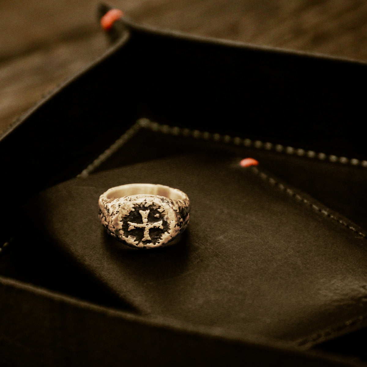 Ancient Cross Signet Ring [14k Gold]