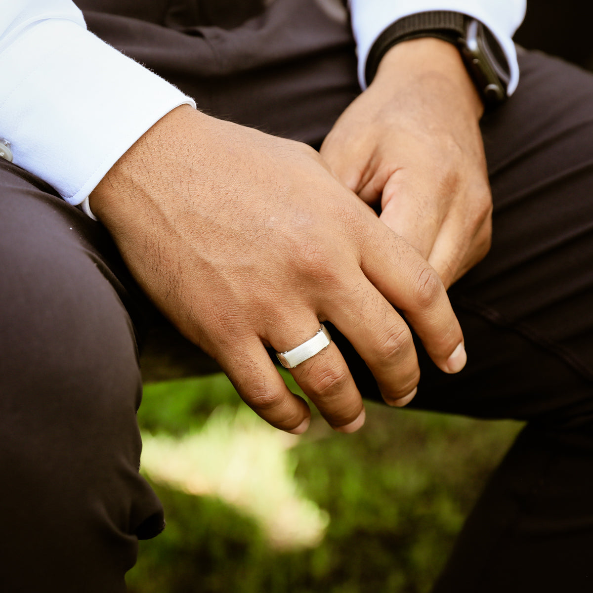 Strong + True Narrow Ring [Sterling Silver]