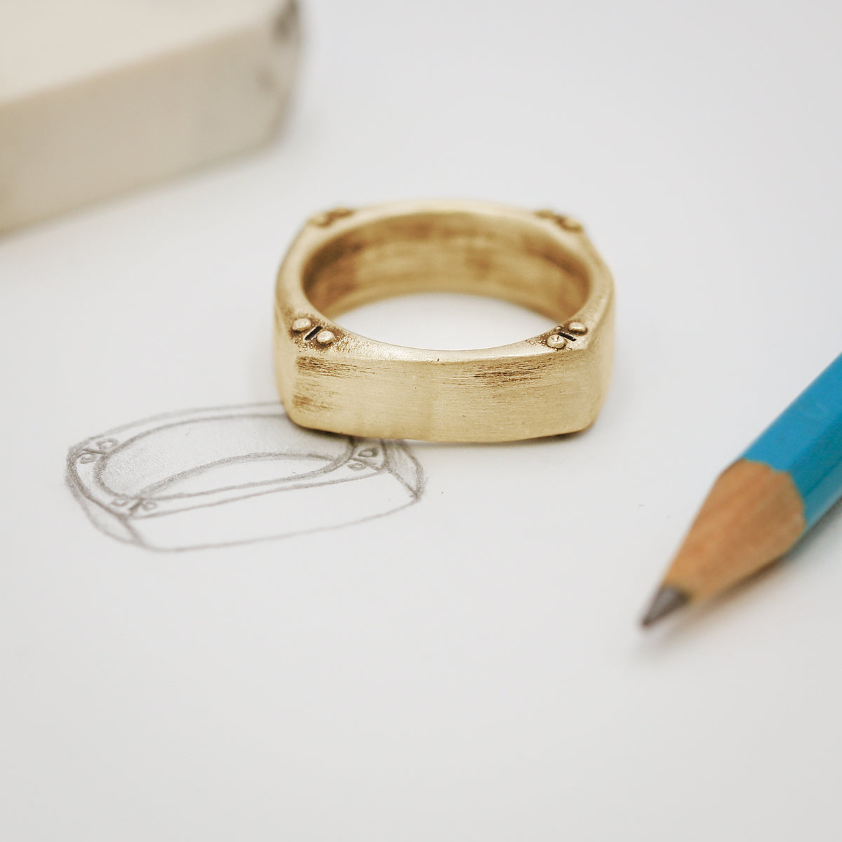 Strong + True Narrow Ring [14k Gold]