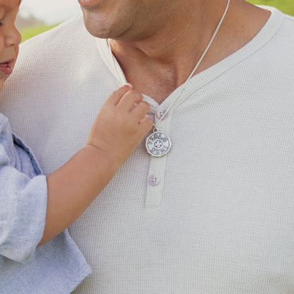 Psalm 23 Coin Necklace [Sterling Silver]