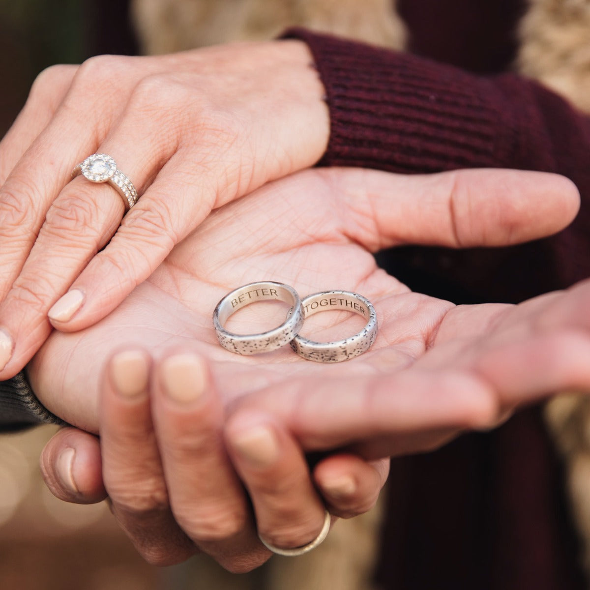 Withstand Stacking Ring [Antiqued Sterling Silver]