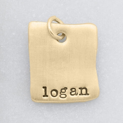 Square Tag {10k Gold}