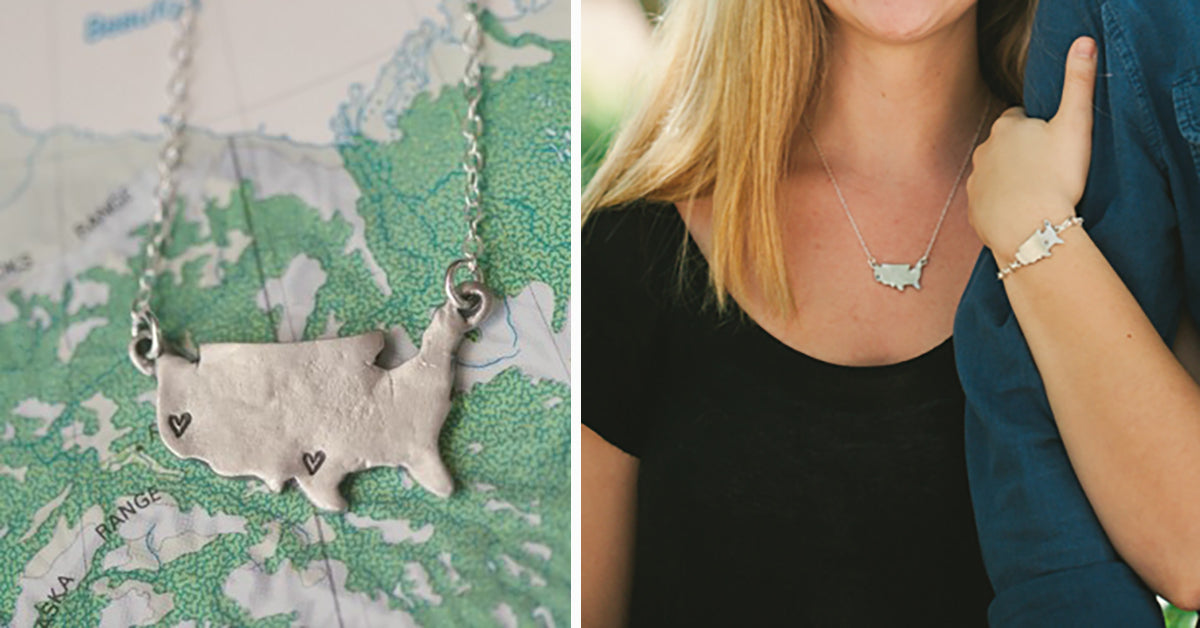 State Of My Heart Necklace {Sterling Silver}