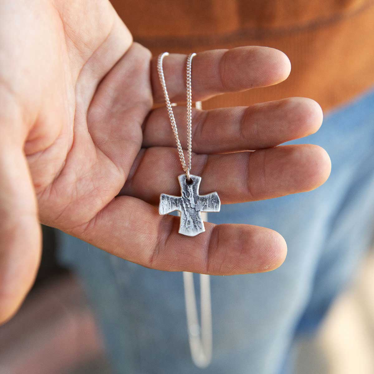 Steadfast Cross Necklace [Sterling Silver]