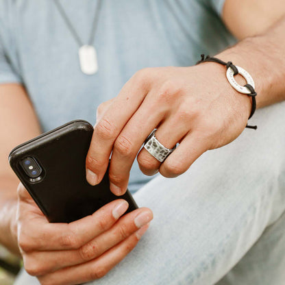 Strong + True Wide Ring [Sterling Silver]