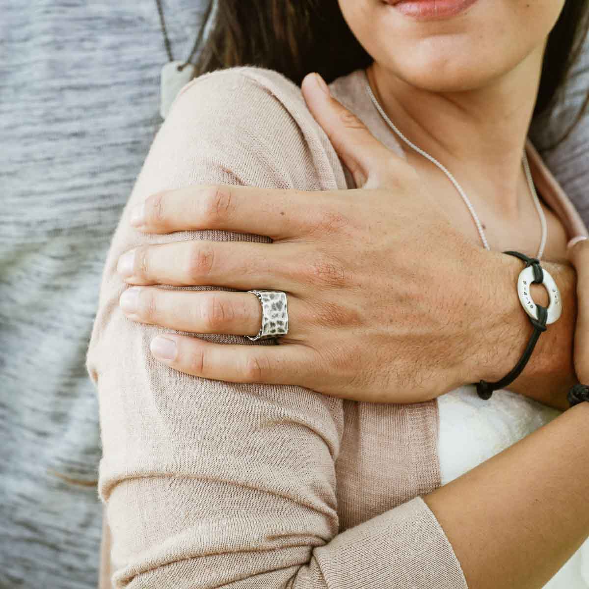 Strong + True Wide Ring [Sterling Silver]