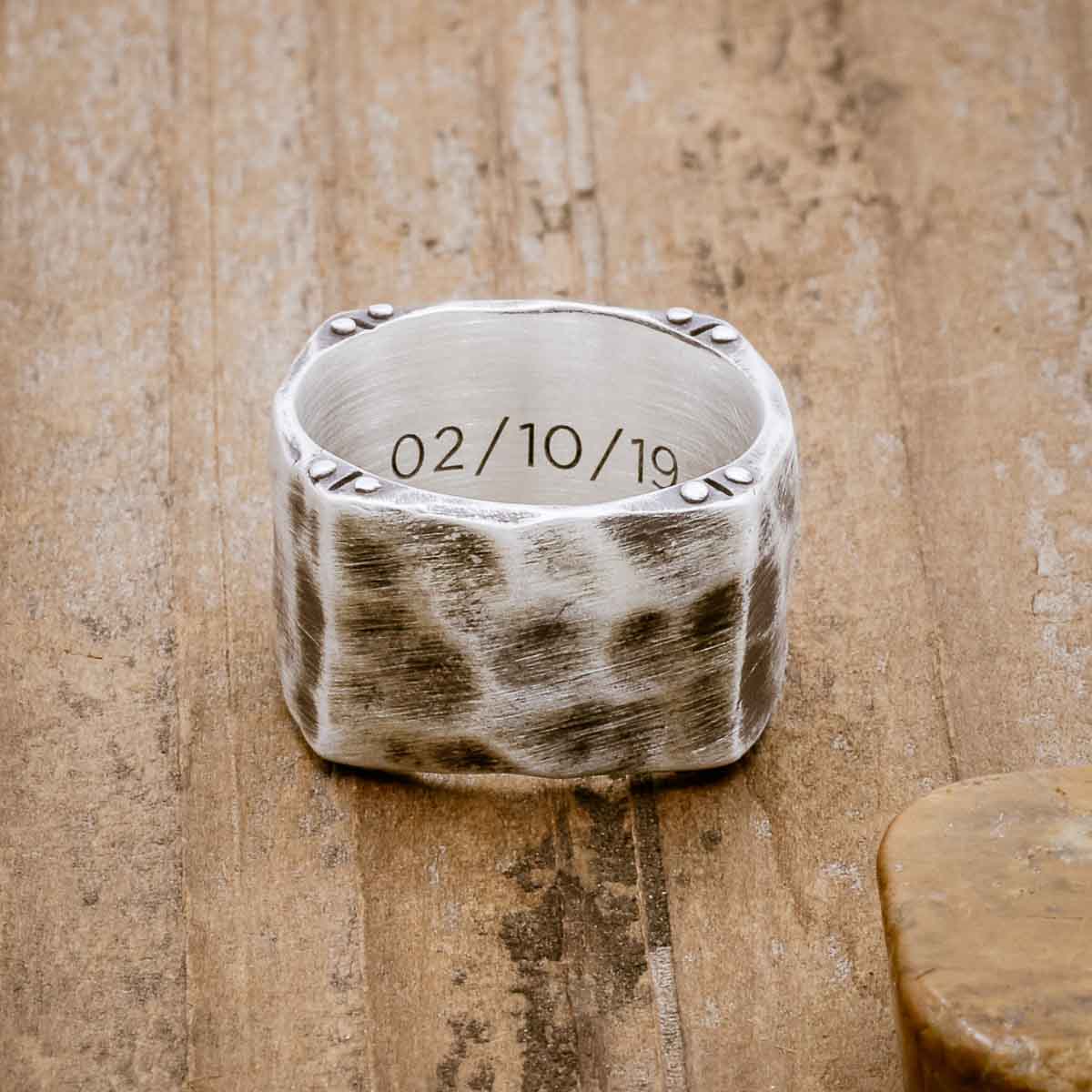 Strong + True Wide Ring [Sterling Silver]