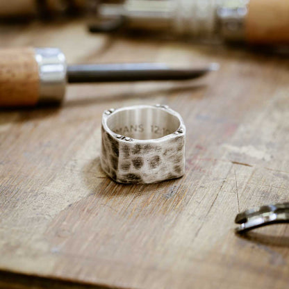 Strong + True Wide Ring [Sterling Silver]